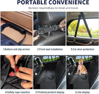 Dog Car Seat Cover for Back Seat Waterproof (SM103)