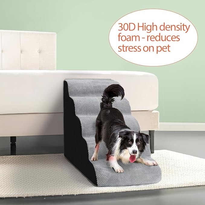 Dog Stairs for Bed 5 Tier 22" High