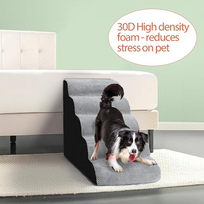 Dog Stairs for Bed 5 Tier 22" High