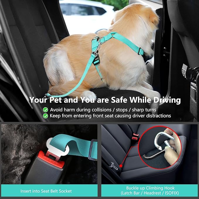 Dog Vehicle Safety Vest Harness