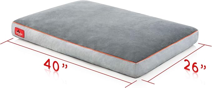 BRINDLE Stone Shredded Memory Foam Pet Bed