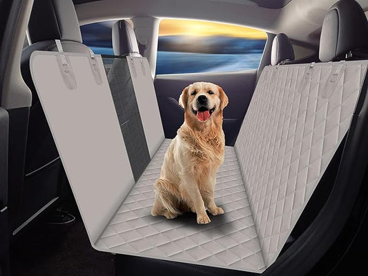 GXT Dog Back Seat Cover Protector for Cars SUV and Trucks with Mesh Window