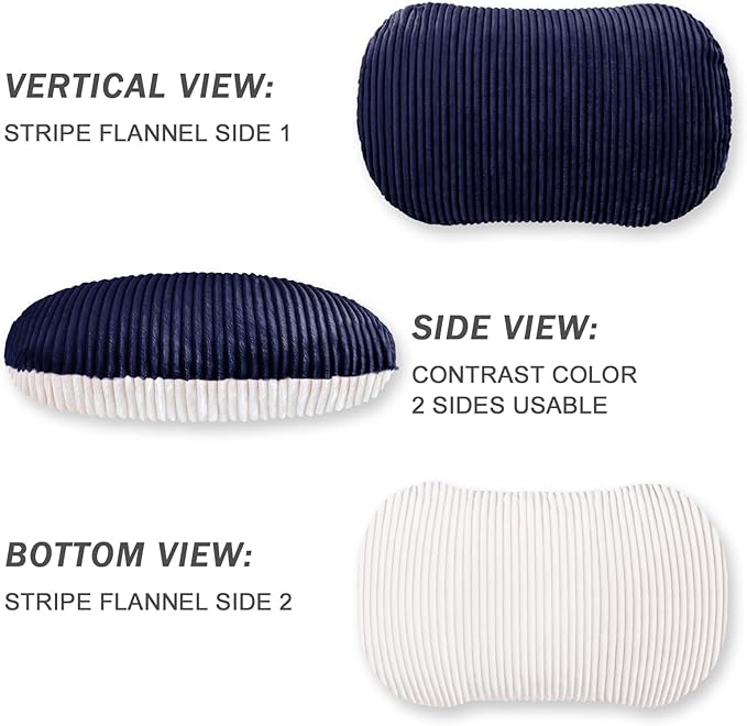 Patas Lague Reversible Orthopedic Dog Bed for Medium Dogs 30''x20''