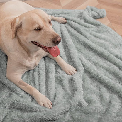 MACEVIA Fluffy Fleece Dog Blankets (29x40 Inch,