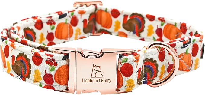 Lionheart glory Turkey Dog Collar Thanksgiving Dog Collar