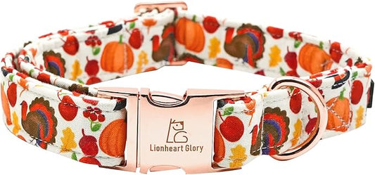Lionheart glory Turkey Dog Collar Thanksgiving Dog Collar
