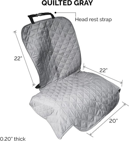 Furhaven Universal Water-Resistant Quilted Single Car Seat Protector