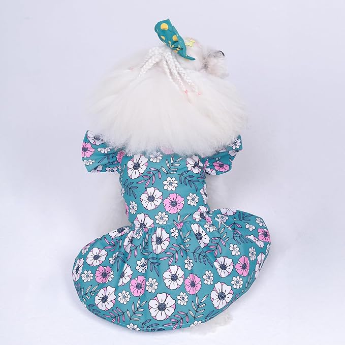 CuteBone Dog Dress Princess Puppy Birthday Dresses FX09M