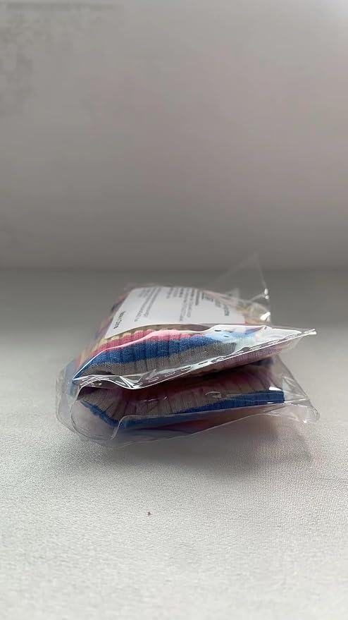 Small Medium Dog Clothes Rainbow Striped Dog Shirts Stretchable Long Sleeve Cat T-Shirt Pet Outfits for Chihuahua Yorkie Teddy (Yellow Edge