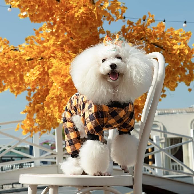 CuteBone Thanksgiving Dog Pajamas Costumes Pet Clothes Cat P261L