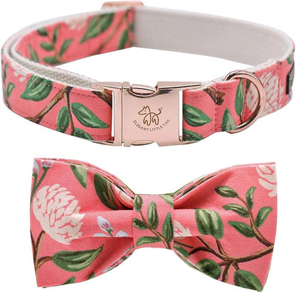 Elegant little tail Dog Collar with Bow