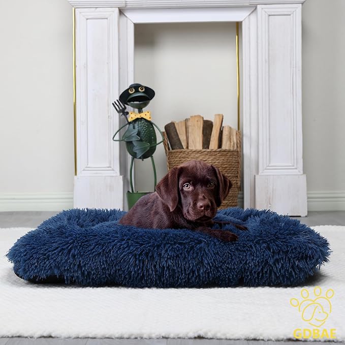 Crate Bed 36 Inch for Medium Dogs Rectangle，Dog 36×24，Dog Bed