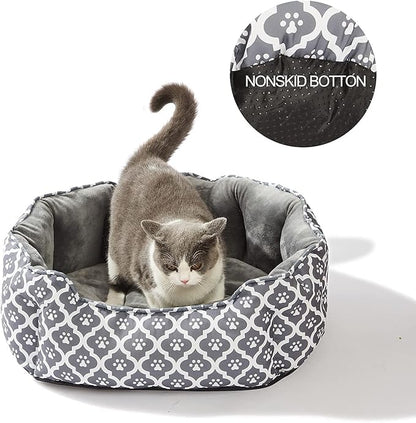 LUCKITTY 25 Inch Large Cat Bed