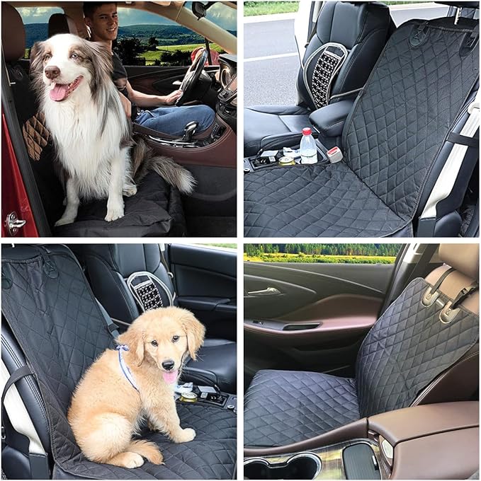 Ziciner Car Front Seat Dog Cover 600D Waterproof