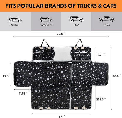 Dog Seat Cover 6 in 1 Trunk, 600D Durable