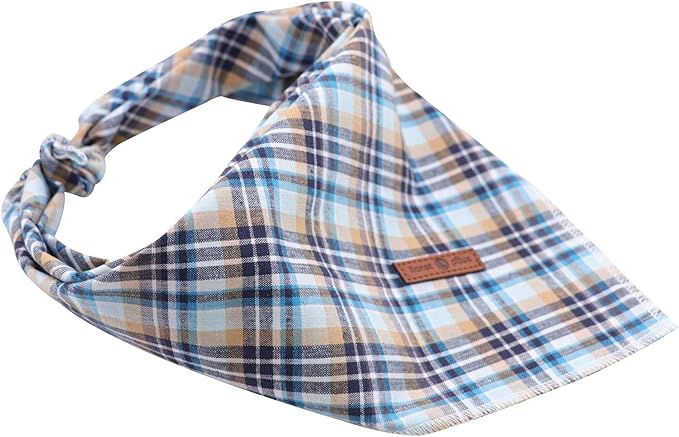 Lionet Paws Dog Bandana Washable Cotton Handkerchief Scarf