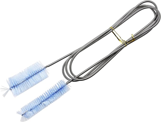 AQUANEAT Fish Tank Cleaning Tools, Aquarium Brushes, Pipe Cleaner,Filter Brush,Drain Brush for Home Kitchen, Double Ended, 2pcs