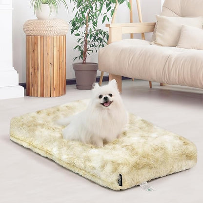 Washable Dog Bed Deluxe Breeds.29 * 20",Khaki