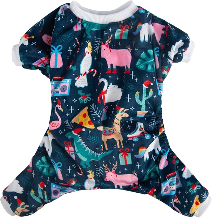 CuteBone Dog Pajamas Christmas Clothes Pjs for Small P108XL