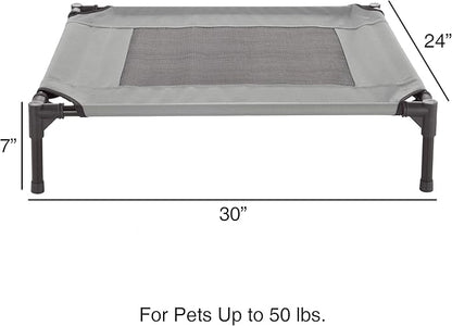 Elevated Dog Bed 30x24-Inch Portable 50lbs by
