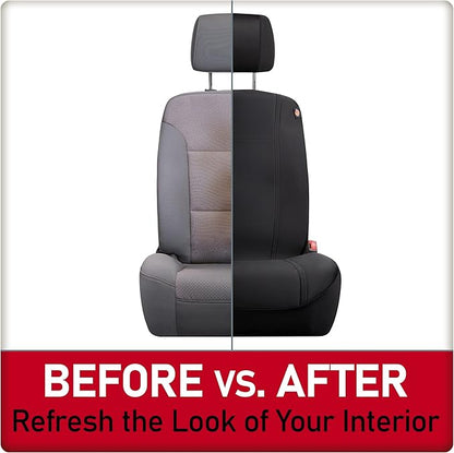 DICKIES® 2-Piece Puncture-Resistant Front Seat Covers for Cars 40200ADC (Black)