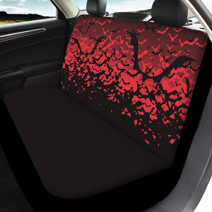 Halloween Blood Bat Car Seat Cover Set Front