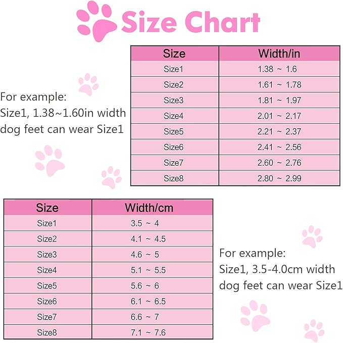 Dog Shoes, Outdoor Dog Boots Non-Slip Waterproof Dog Booties for Medium to Large Dogs 4Pcs for Winter Snowy Day, Summer Hot Pavement with Rugged Sole Pink