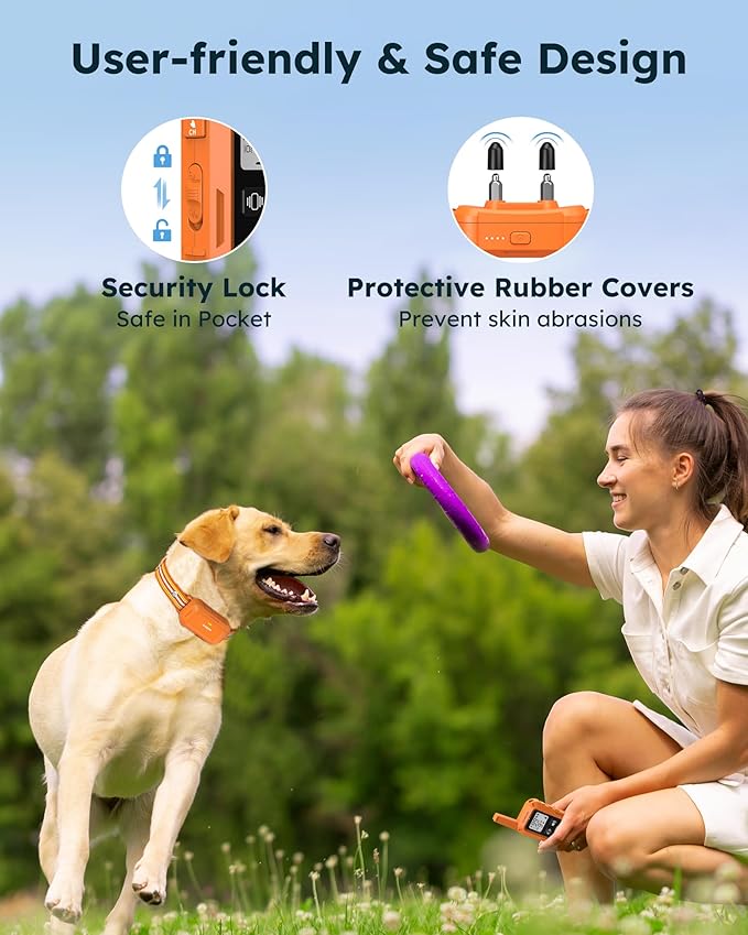 Jugbow Dog Shock Collar 2 Dogs (10-120Lbs) 4200FT Dog IPX8 Waterproof