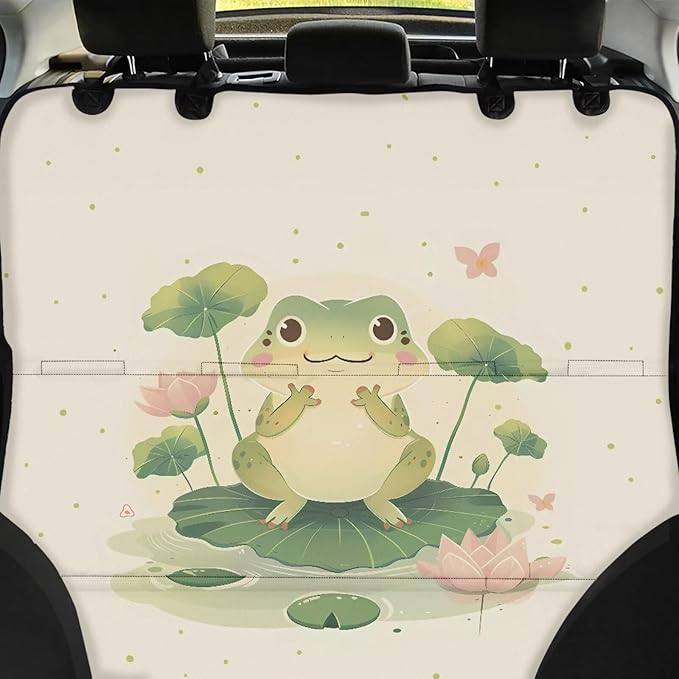 AFPANQZ Frog Dog Cat Seat Cover for Cars