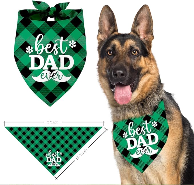 Best Dad Ever Dog Bandana (C11)