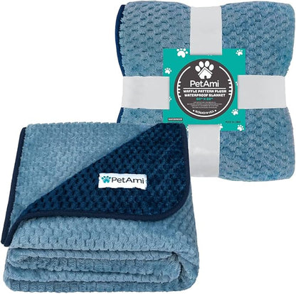 PetAmi Waterproof Dog Blanket 60x80 Navy