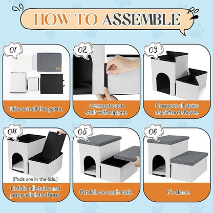 Dog Stairs for Small Dogs 22 in(2