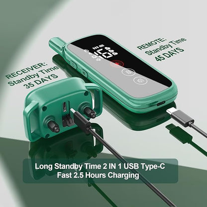 Touch-Screen Dog Shock Collar with Security Lock 2600FT Dog 3 Training