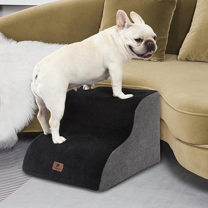 Pettycare Dog Stairs Ramp for High Beds and Couch 2 Steps,