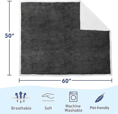 Kritter Planet Grey Large Dog Blanket 50x60 inches