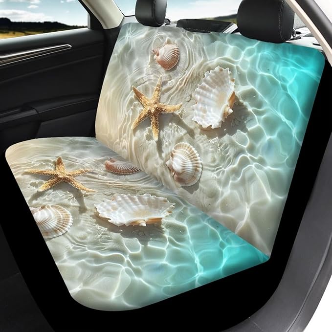 Sea Shell Universal Car Seat Covers Full Set