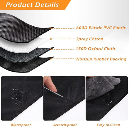 PIUGILH Cargo Liner Back Seat Cover Compatible with Hummer H3 2005 2006 2007 2008 2009