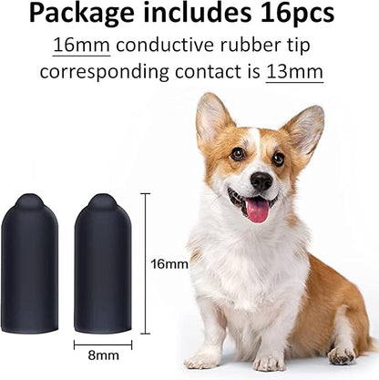 Dog Shock Collar Rubber Tips 16 pcs