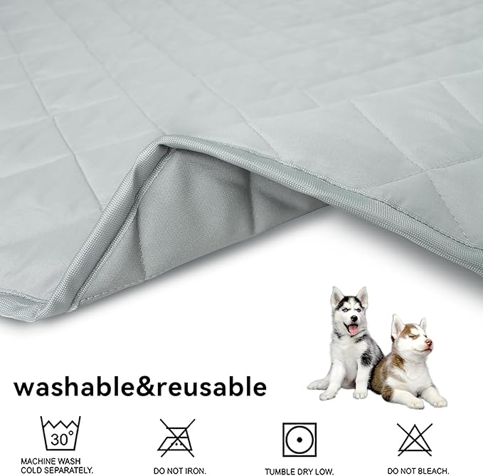 Waterproof Dog Bed Cover Pet Blanket- 30x70 inch Double-Sided Washable Pet Blanket Couch Furniture Protector Cover for Dog Cat Kids