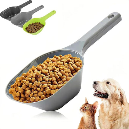 3 Pack Dog Food Scoop Set, 1 Cup Dog Food Scoop Multi Purpose Plastic Pet Food Scoop Measure Cups for Dog,Puppy and Cat