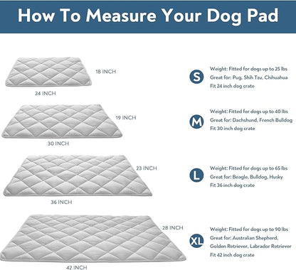 Dog Crate Pad 2 Pack (30" x 19") 30 Inch