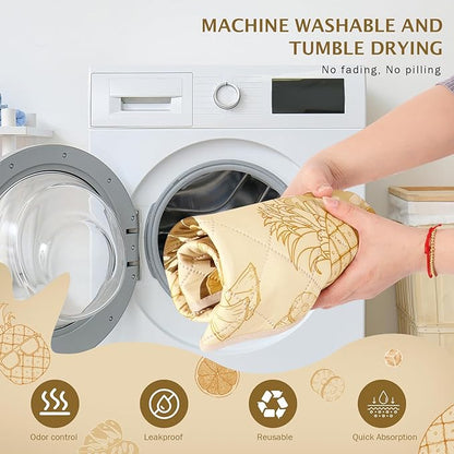 IEUUMLER Washable Pee Pads for Dogs 2 Pack EU007 (Yellow 36"X48"-2pcs)