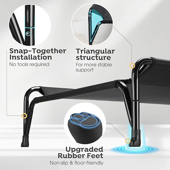 Veehoo Large Elevated Dog Bed CWC2405ACP