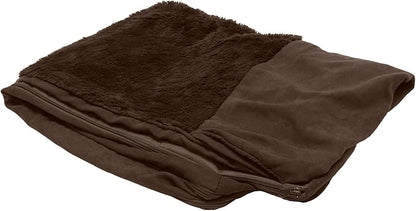 Furhaven Replacement Dog Bed Cover Plush & Suede Sofa-Style