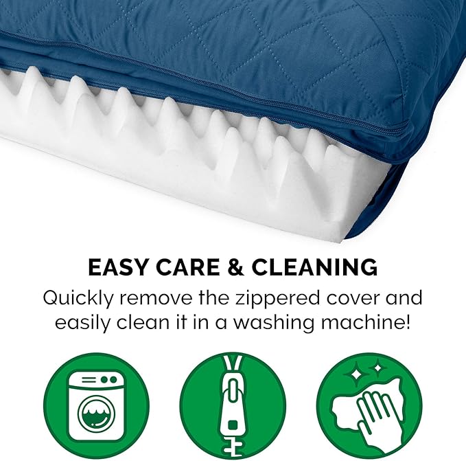 Furhaven Orthopedic Dog Bed for Large/Medium Dogs w/ Removable Bolsters & Washable Cover 55 lbs