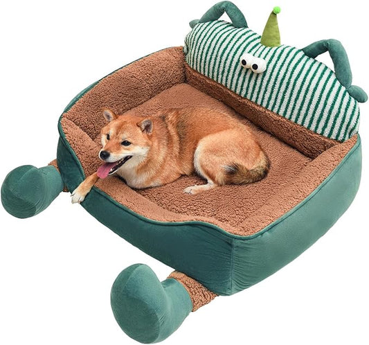 Jiupety Large Dog Bed Square 33", 50lbs,