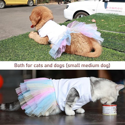 ANIAC White Dog Dress