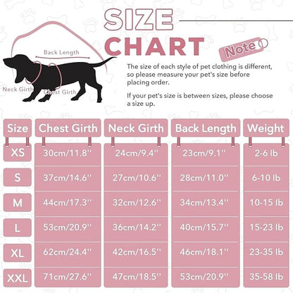 Pink Dog Sweater for Medium Dogs Girl Boy