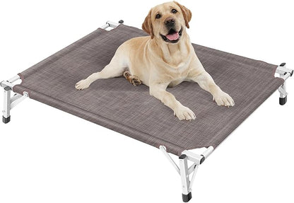 Elevated Cooling Cots Dog Bed: Raised Outdoor & Indoor Pet Cot
