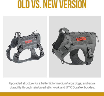 OneTigris Tactical Dog Training Vest No Pull Harness for Dogs